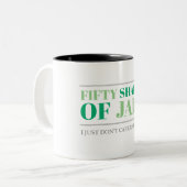 50 Jade-schaduwen Tweekleurige Koffiemok (Voorkant links)