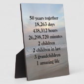50-jarig huwelijksjubileum  fotoplaat (Zijkant)