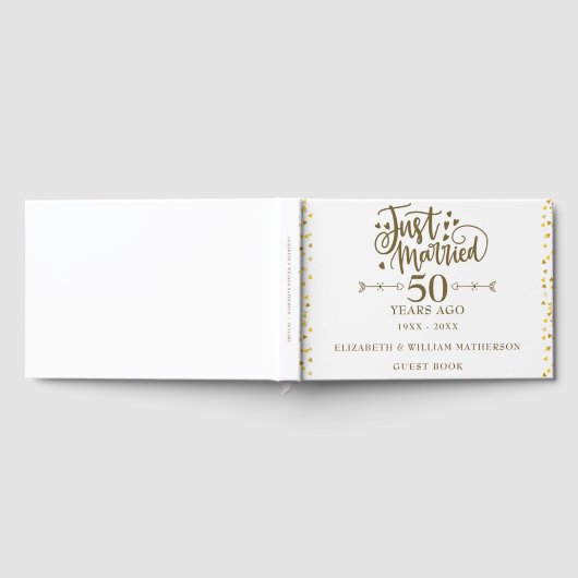 50-jarig Huwelijksjubileum Juist Getrouwd Gastenboek (Volledig)
