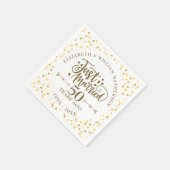 50-jarig Huwelijksjubileum Servet (Hoek)