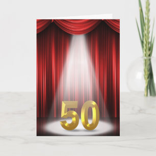 50-jarig Huwelijksjubileum Spotlight Felicitaties Kaart