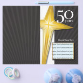 50-jarig Jubileum Bulletin van de Kerk Flyer (Enkel)