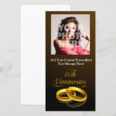 50-jarig jubileum | Gouden Letter Aankondiging (Voorkant / Achterkant)