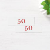50-jarig jubileum mini visitekaartjes (Bureau)