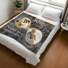 50-jarig jubileum Toen Nu Infinity Fotocollage Fleece Deken