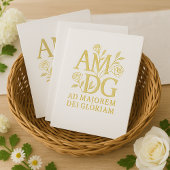 50-jarig priesterjubileum – AMDG Kaart