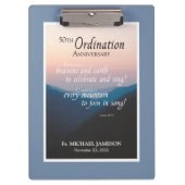 50-jarig priesterjubileum gefeliciteerd klembord (Voorkant)