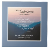 50-jarig priesterwijding gefeliciteerd tegeltje (Voorkant)