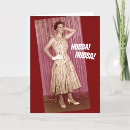  50-jarige dame die haar spullen liet zien kaart