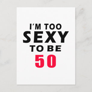 50 jarige design briefkaart