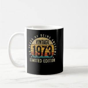 50-jarige geschenken geboren in 1973 50e geboorte koffiemok