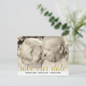 50-jarige jubileum Save the Date Aankondigingskaart (Staand voorkant)