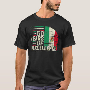 50-jarige Mexicaan 50e verjaardag pun vin T-shirt
