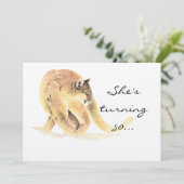 50-jarige partij nodigt aangepaste cougar-Humor ui Kaart (Staand voorkant)