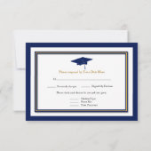 50-jarige reünie RSVP Blue (Achterkant)