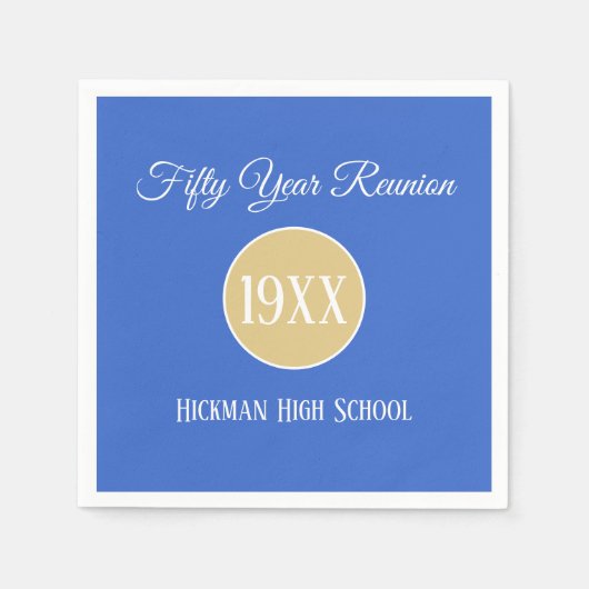 50-jarige servetten (Voorkant)