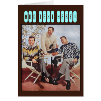 50-jarige Sweater-jongens