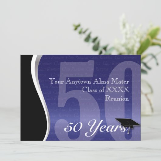  50-jarige vakbond kaart (Staand voorkant)