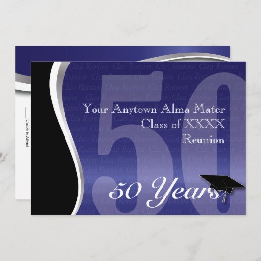  50-jarige vakbond kaart (Voorkant / Achterkant)