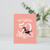 50-jarige verjaardag en Fabulous Modern Cocktails Briefkaart (Staand voorkant)