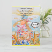 50-jarigen verjaardag Kaart groeten (Staand voorkant)