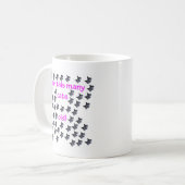 50 Kattenkoppen oud Koffiemok (Voorkant links)