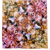 50 lagen tropische "Bling" gekleurde diamanten Douchegordijn (Voorkant)