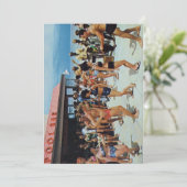 50-landen Beach Party Kaart (Staand voorkant)