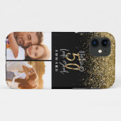 50 lijken goed op gouden zwarte fotoverjaardag Case-Mate iPhone case (Achterkant (horizontaal))