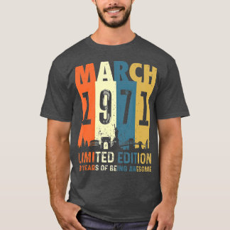 50 Limited edition van maart 1971 50th T-shirt