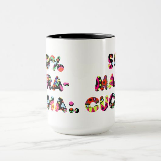 50% Maracucha Mug – Folkloric Maracaibo Design Mok (Midden)