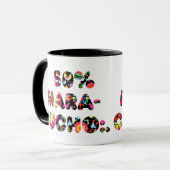 50% Maracucho mok – Folklorisch Maracaibo ontwerp (Voorkant links)