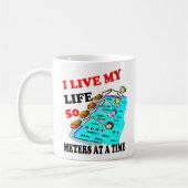 50 meter per keer koffiemok (Links)