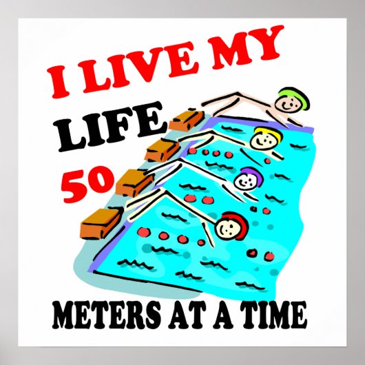 50 meter per keer poster (Voorkant)