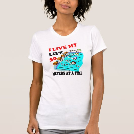50 meter per keer t-shirt (Voorkant)