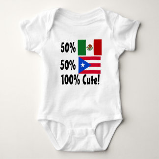 50% Mexicaan 50% Puerto Ricaan 100% Cute! Romper
