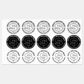 50 miljoen Max™ Dollar Logo 1,5-inch Stickers (30) (Vel)