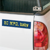 50 MPG, baby Bumpersticker (Op Truck)