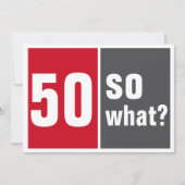 50 na und? kaart (Voorkant)