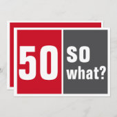 50 na und? kaart (Voorkant / Achterkant)