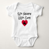 50% Newfie - 100% Cute Romper (Voorkant)