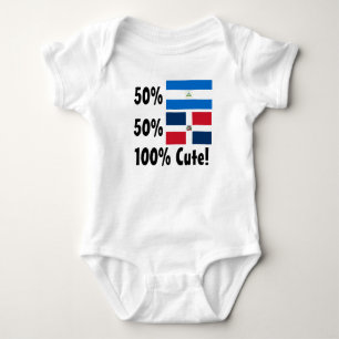 50% Nicaraguan 50% Dominicaanse 100% klap Romper
