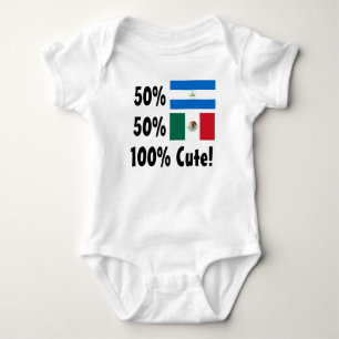 50% Nicaraguan 50% Mexicaan 100% klap Romper