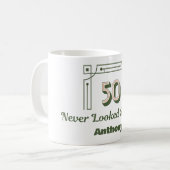 50 Nog nooit zo mooi bevallen Koffiemok (Voorkant links)