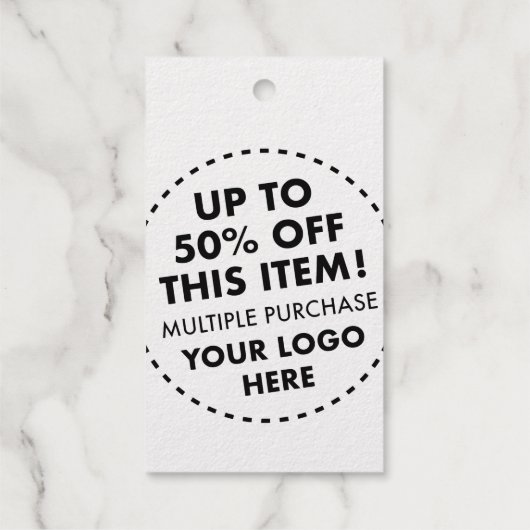 50% OFF Bulk Koop Korting Custom Silver Foil Kraft Cadeaulabels (Achterkant)