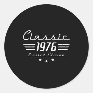 50 Oude Vintage Klassieke Auto Ronde Sticker