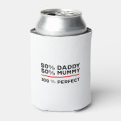 50% papa 50% mama 100% perfect blikjeskoeler (Blikje Voorkant)