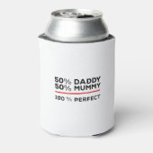 50% papa 50% mama 100% perfect blikjeskoeler (Blikje Achterkant)