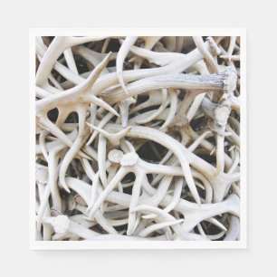 50 Papier Napkins Elk Antlers Servet