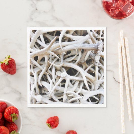 50 Papieren servetten Elk Antlers (Insitu)